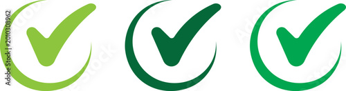 Foto Check vector icons se