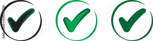 фотографія Check vector icons se