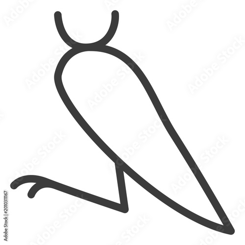 Fotografie Bird leg wing divinity stroke