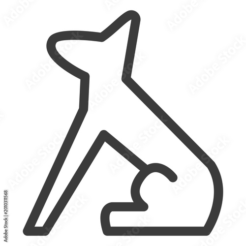 Konstfotografi Dog leg ear muzzle divinity stroke