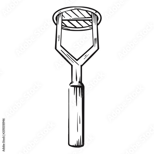 фотографія Potato masher hand drawn