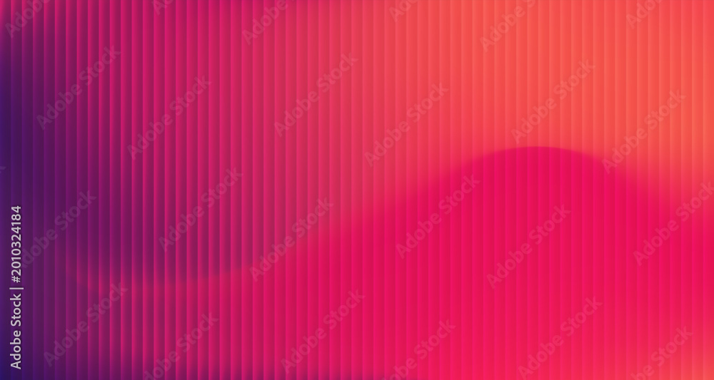 Obraz premium Glass texture with dark gradient background and red and orange streaks. ripple pattern, Futuristic distortion, abstract glow, reeded vertical blur Vector illustration