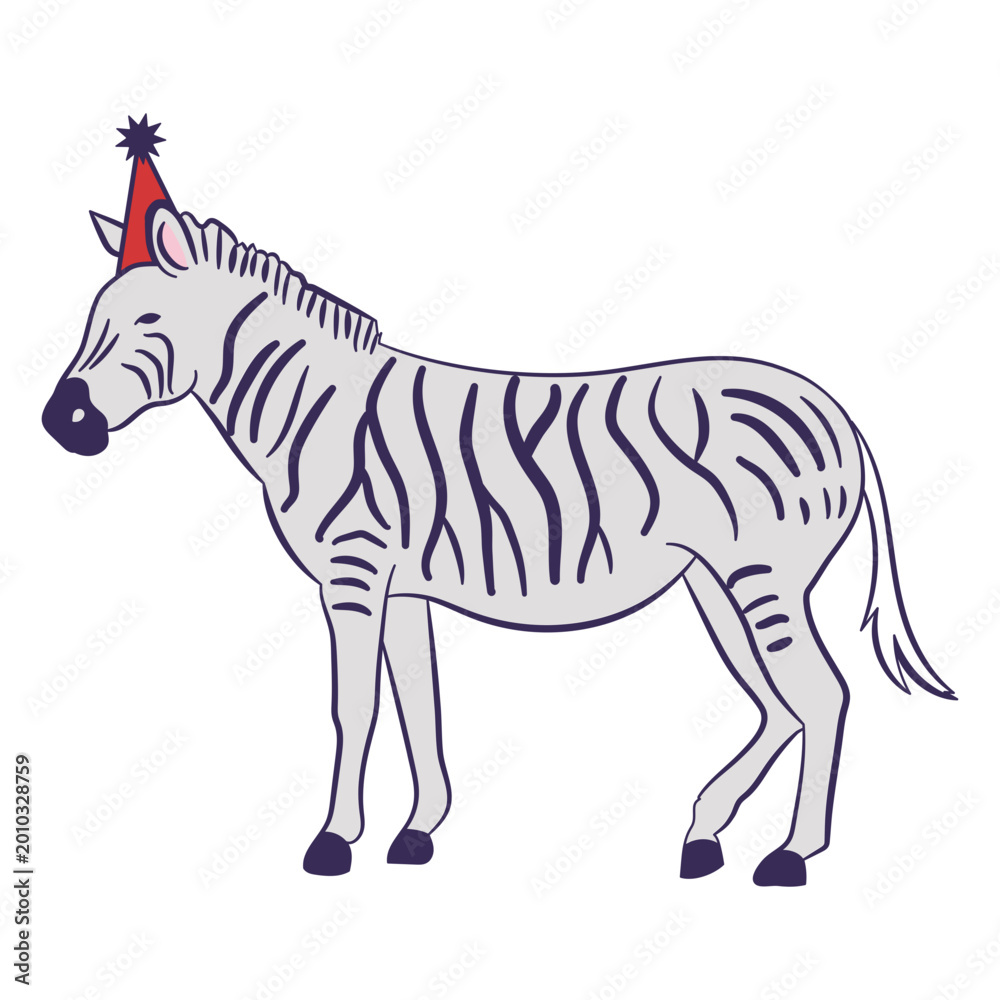 Obraz premium Carnival zebra