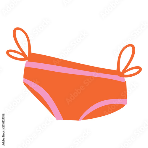 Εκτύπωση καμβά Summer bikini bottom icon