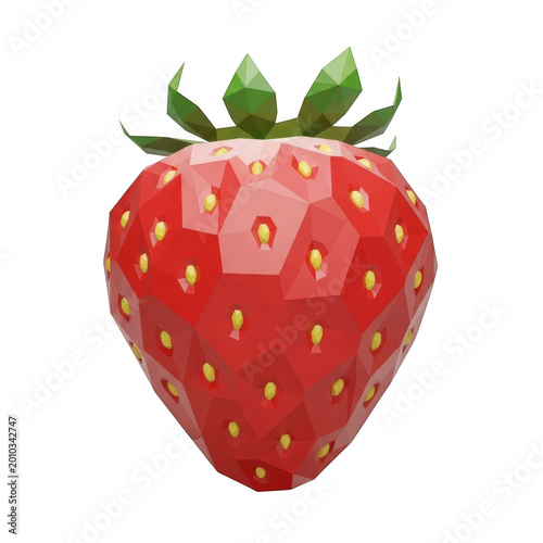 Strawberry isolated on transparent background
