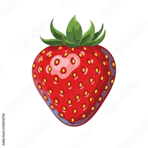 Strawberry isolated on transparent background