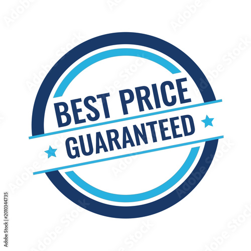 Premium quality best price guaranteed circular badge for promotional offers and discount marketing campaigns ensuring customer value and satisfaction