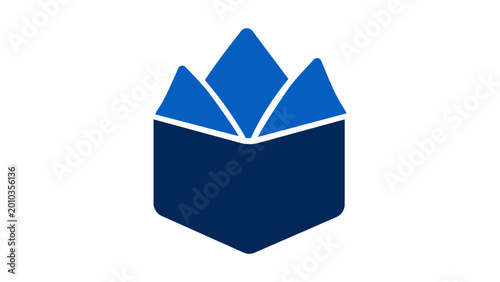 Foto Refined handkerchief icon for breast pockets with a stylish fold