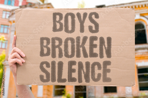 Fotografi "Boys Broken Silence" Cultural norms that discourage male emotional disclosure produce higher rates of silent psychological suffering in men