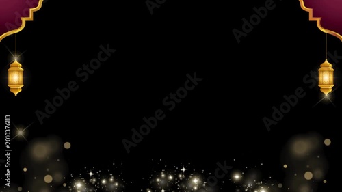 Animated background video for presentations