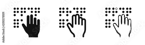 Canvas-taulu Braille Reading and Accessibility for Visually Impaired Icons