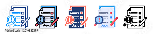 Free Download Case Report Icon Sheet Multiple Style Collection  - GFXLoad