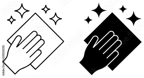 Quadro su tela washing hands hygiene clean vector icon