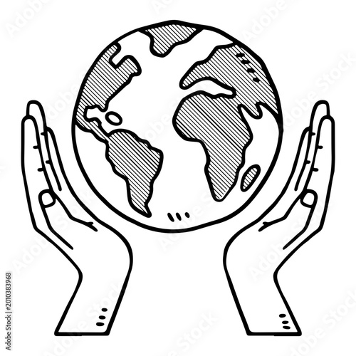 Environment Day Hand Drawn