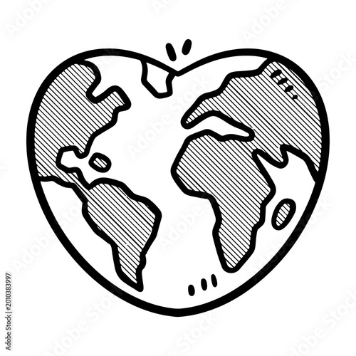 Environment Day Hand Drawn