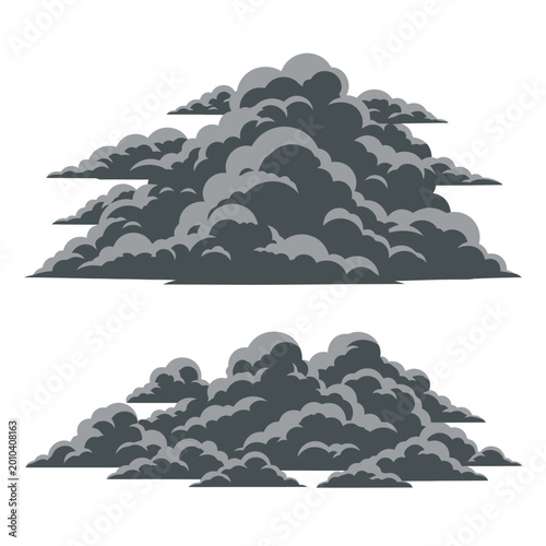 Dark Storm Clouds, Cumulonimbus, Heavy Rain, Thunderstorm, Sky Background