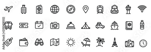 Картината върху платно Collection of ancient egyptian hieroglyphs symbols characters and pictorial writ