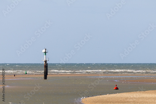 man walking on the beach