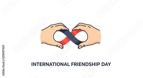 Photos Hands making heart shape with ribbon.