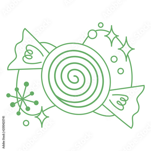 Fotografie Peppermint candy for holidays