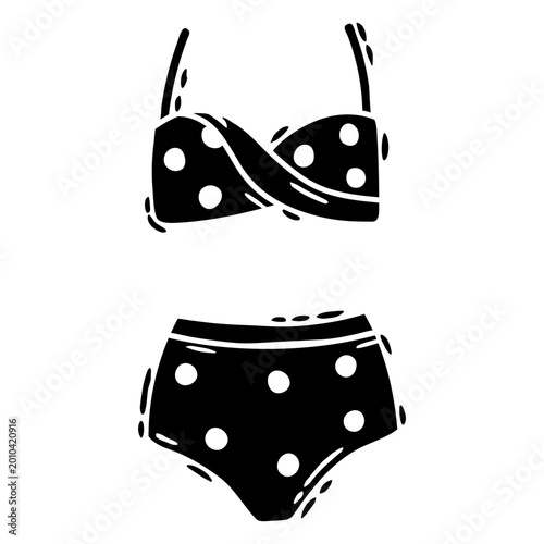 Foto Two-piece swimsuit for swimming