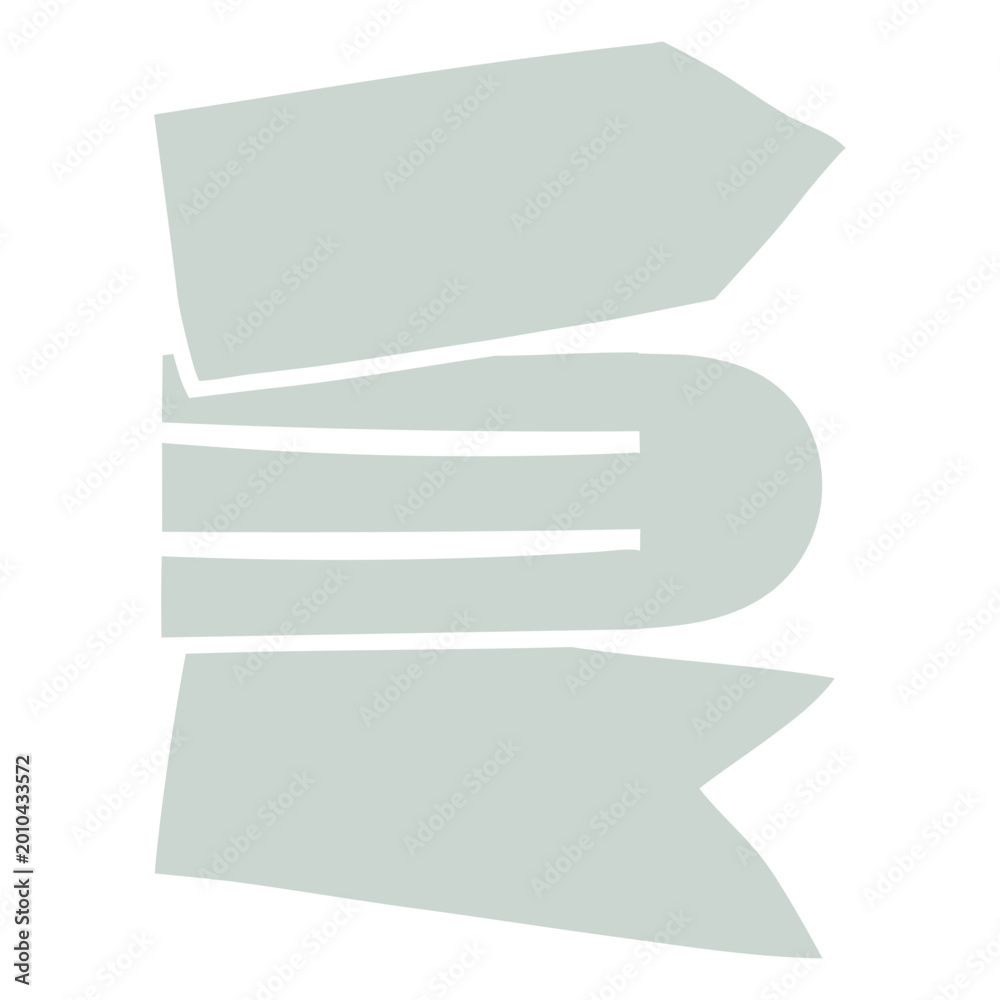 Obraz premium Shaped cardboard for notes
