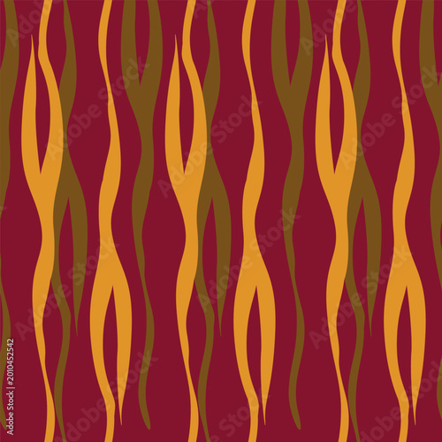 seamless pattern with fire