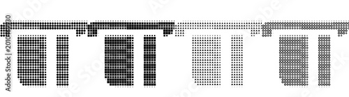 Fotografía Retro halftone icon collection - insert card