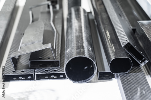 Εκτύπωση καμβά Carbon fiber composite raw material tubes