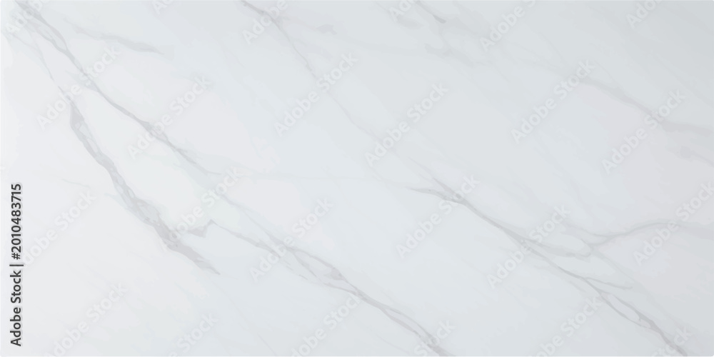 Obraz premium A detailed close-up of a luxurious white marble texture featuring elegant gold and grey veins.
