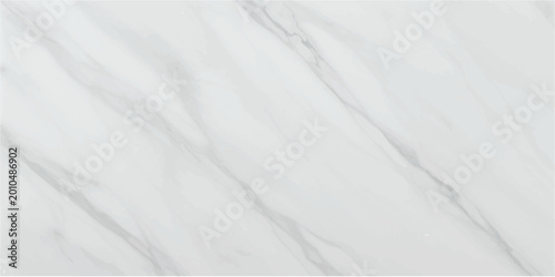 Cuadro en lienzo Luxury white Carrara marble stone texture background with natural grey veins and