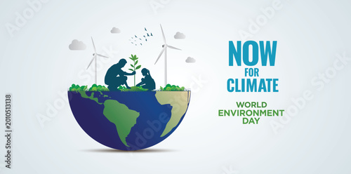 Quadro su tela Now for climate