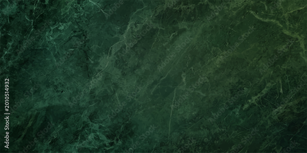 Naklejka premium Green abstract background with glowing particles and a dark textured smoke pattern over a deep blue nature backdrop