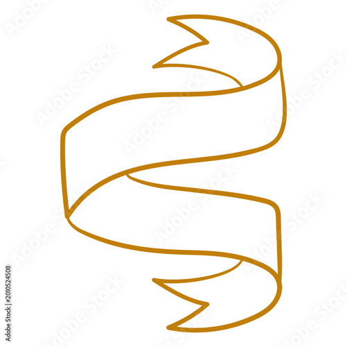 Foto Stylish ribbon design for versatile branding
