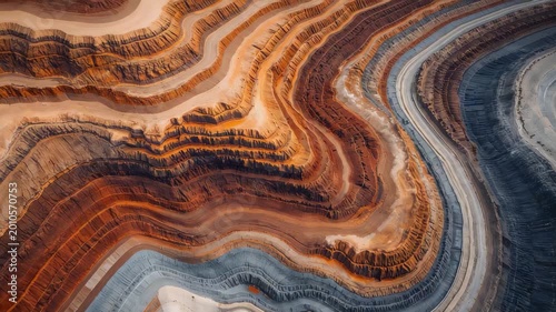 Natural agate stone texture with layered mineral bands in brown blue cream and orange forming abstract geological marble pattern