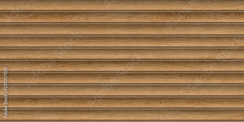 Foto Modern wood slat wall background texture