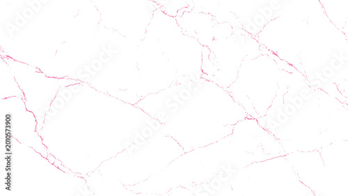 Cuadro en lienzo Marble texture with pink veins on white background for design and decoration pur