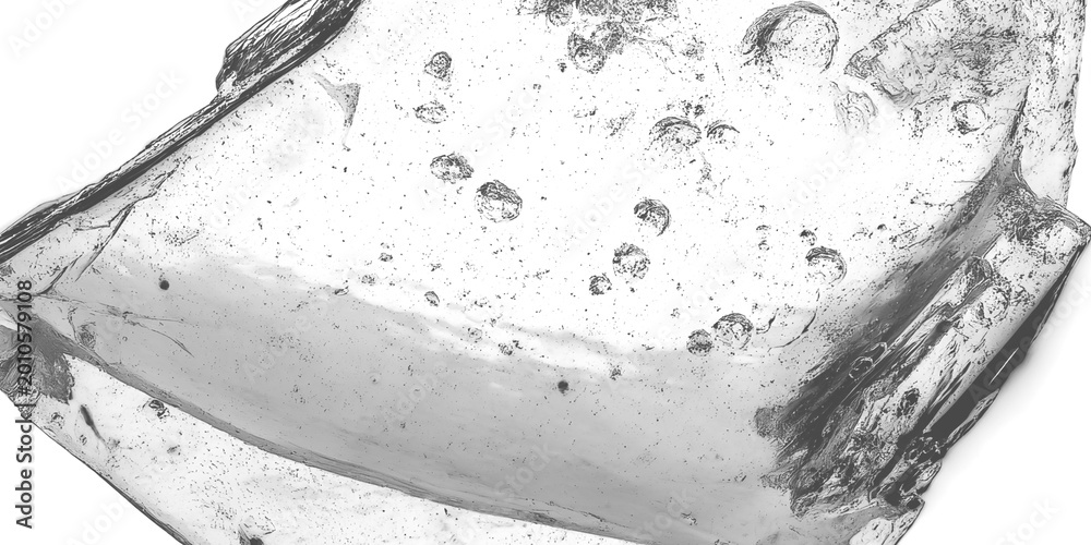 Obraz premium Broken glass shards and debris on transparent background