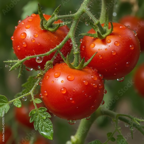 tomatoes on the vine
