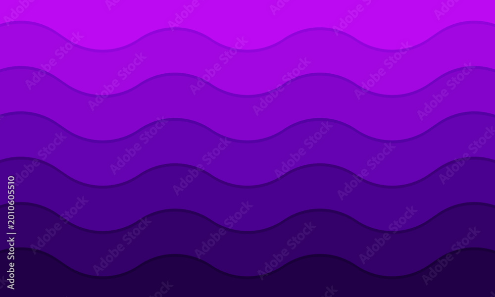 Obraz premium Vector abstract purple wavy background