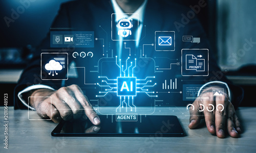 Фотография AI agent connect omni cloud, email, and mixed knowledge to automate task
