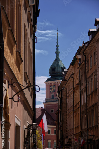 Fotografie The Warsaw Clock Tower.