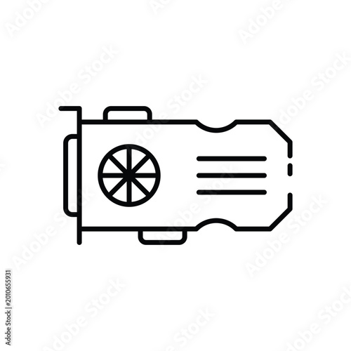 Gpu Mining vector icon