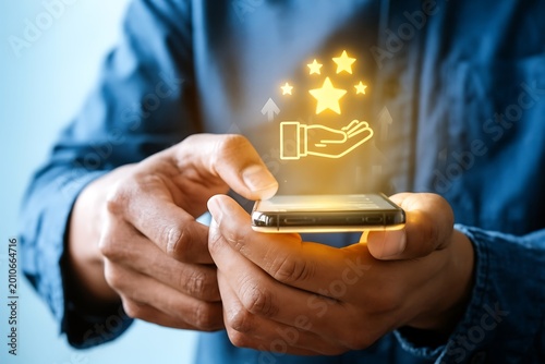 Loyalty rewards and redeem points concept on mobile app, showing customer engagement, bonus benefits, cashback, and membership rewards that increase satisfaction and document concept