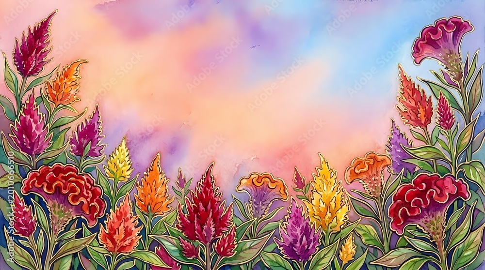 Obraz premium Forest Animals Wildlife Nature Watercolor Clipart Set on Transparent Background
