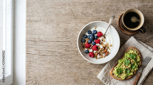 Frühstück am Morgen