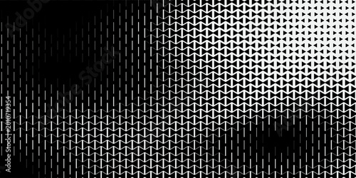 Hexagon honeycomb halftone effect diagonal gradient