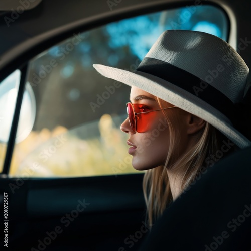 Bright Makeup Look With Neon Colors on a Model in a Studio Setting