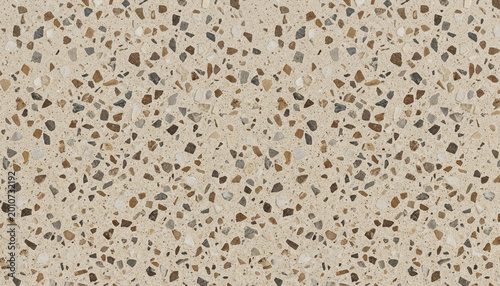 Fotografia A close-up of terrazzo surface texture.