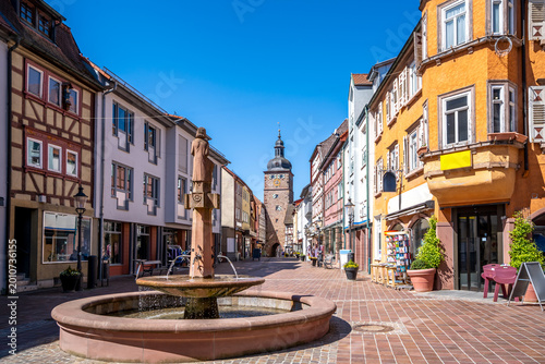 Altstadt, Buchen im Odenwald, Baden Württemberg, Deutschland 